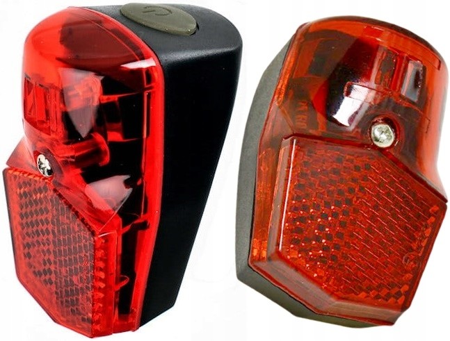 XC114 Lampka Rowerowa Led Z Odblaskiem Na Błotnik
