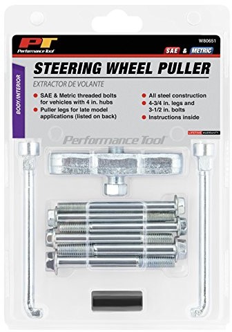 PERFORMANCE TOOL Performance Tool w80651 Steering Wheel Remover Set by Performance Tool