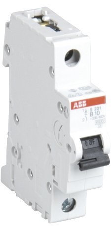 ABB 47262L bezpiecznik automatyczny do zabudowy, 10 A, 1-biegunowy, 230/400 V, 6 kA 47262L