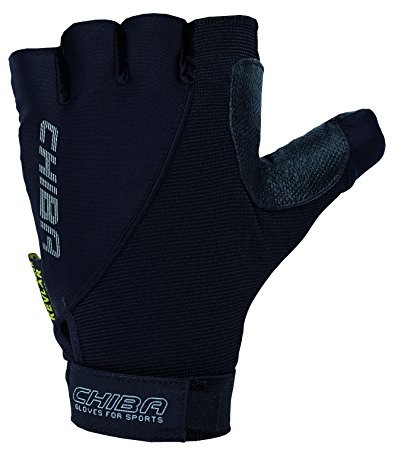 CHIBA Argon Premium Kevlar II dla wózków inwalidzkich rękawice bejsbolowe, czarny, xl 11216