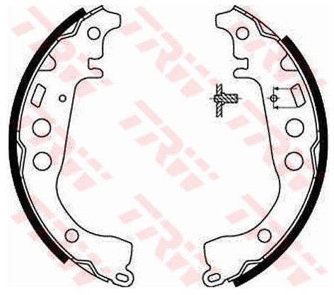 TRW Zestaw szczęk hamulcowych GS8673