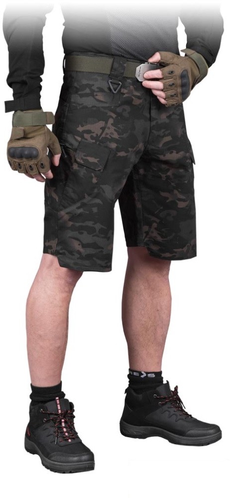 Reis TG-MAGGOT - krótkie spodnie ochronne typu Tactical Guard, 6 kieszeni, 65% poliester, 35% bawełna, 210-220 g/m, 2 kolory - M-3XL.