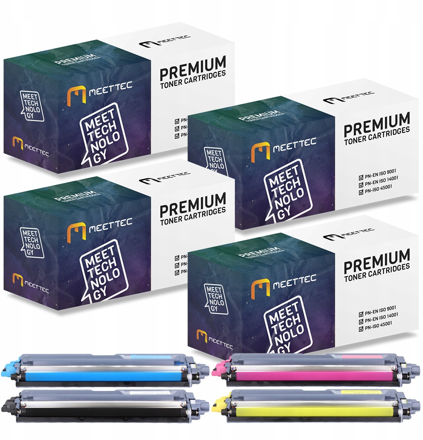 Zestaw 4 x toner do Brother TN-241 Bk TN-245 Cmyk