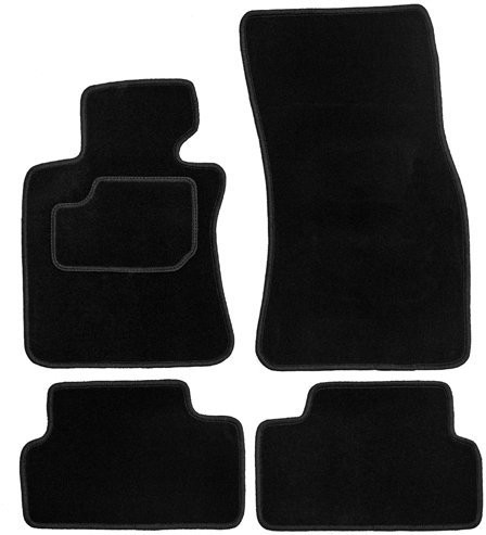 Motos Dywaniki welurowe czarne standard Bmw 6 E64 od 2004 BMW E64 04+ C/C