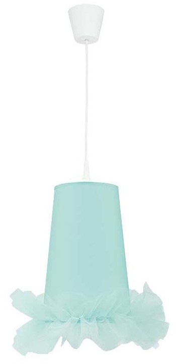 Duolla Żyrandol dziecięcy na drucie BALLET 1xE27/40W/230V niebieski
