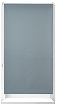 Relaxdays termiczna roleta zaciemniająca z ochroną przed działaniem ciepła, bez wiercenia, z cięgnem bocznymRozmiary:, szary, 90x210cm 10021307_737