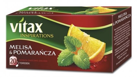 Vitax Herbata ekspresowa melisa i pomarańcza 20szt. SP.278.013/4