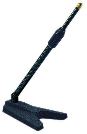 Quik-Lok QUIK Lok A/114 BK EU statyw do mikrofonu (EU-gwintowane, żeliwa stopka, podstawka biurkowa) czarna 10.00006