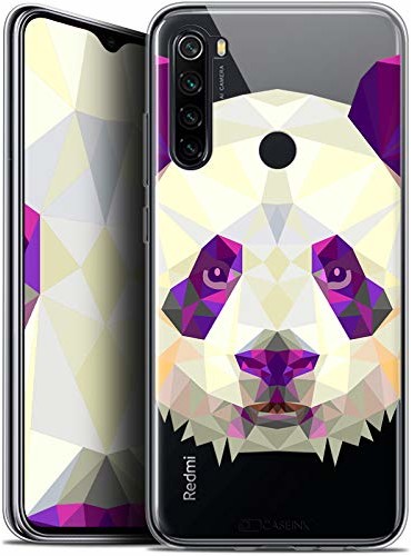 Caseink Etui ochronne do Xiaomi Redmi Note 8, ultracienkie, Polygon Animals Panda CRYSPRNTPOLYREDMINOTE8PANDA