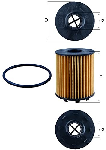 Knecht Mahle OX 371D filtr oleju OX371DECO