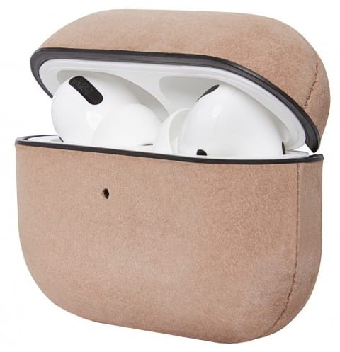 Apple Decoded Etui Decoded Leather AirPods Pro, różowe 8719325641837