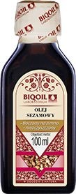 Laboratorium BioOil Olej sezamowy tłoczony na zimno 100 ml