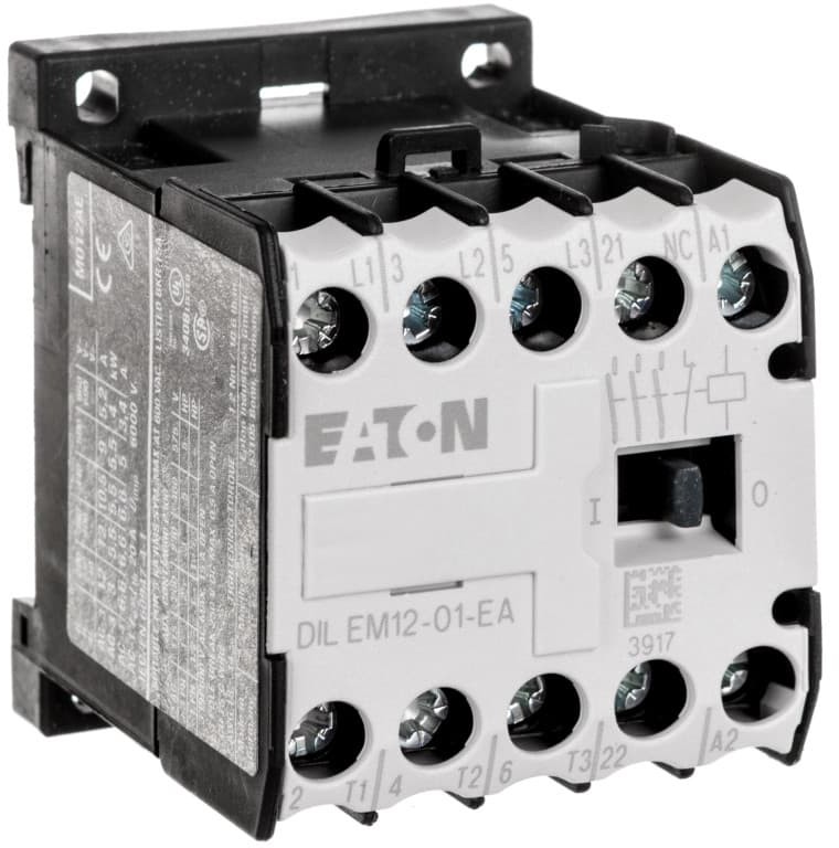 Eaton Stycznik mocy 12A 3P 230V AC 0Z 1R DILEM12-01-EA(230V50HZ,240V60HZ) 189989 189989