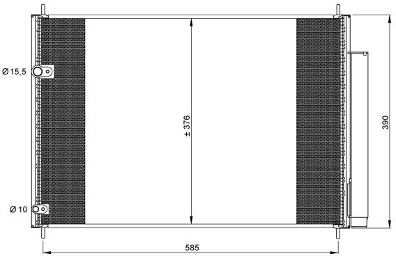 NRF Skraplacz, klimatyzacja NRF 35839