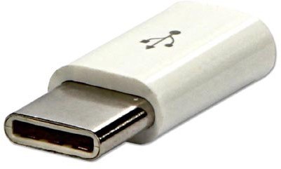 no name Redukcja (3.1), USB C- USB micro  F, 0m, biała KAEUCUMW01