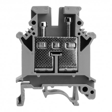Geberit DEGSON szynowa 0,2-16mm2 1P Przelotowa Szara Śrubowa DGN 3374 PC16-01P-11-00A(H)