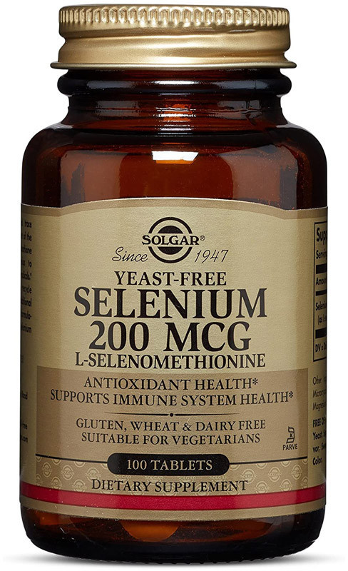 SOLGAR SOLGAR Yeast-Free Selenium 200mcg L-Selenomethionine 100tabs