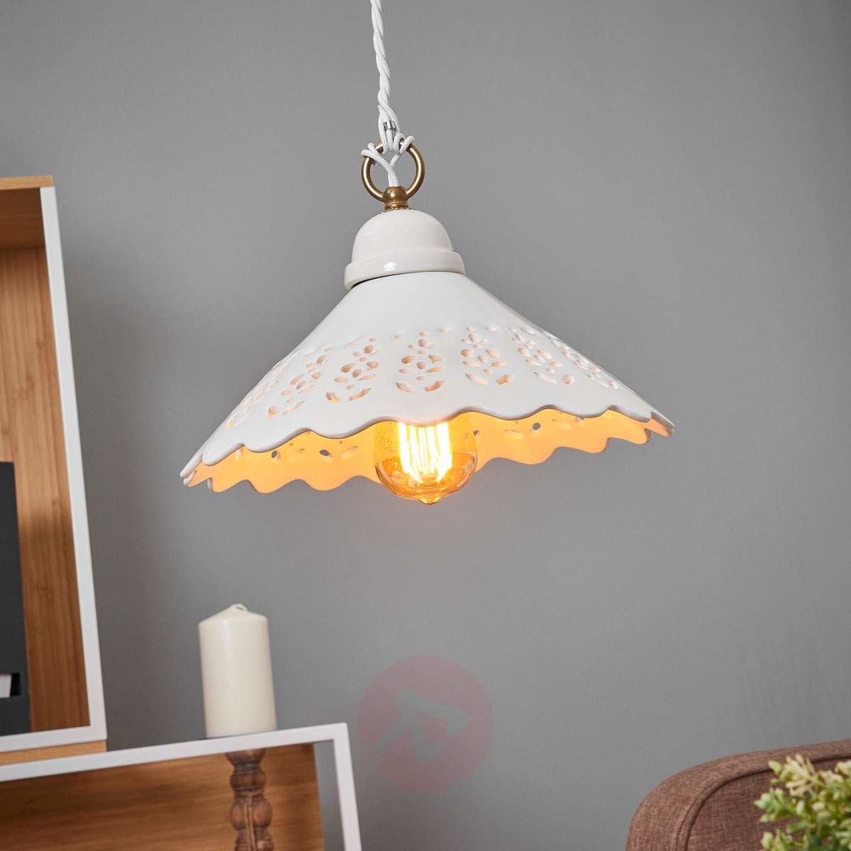 Piękna lampa wisząca PIZZO 30 cm