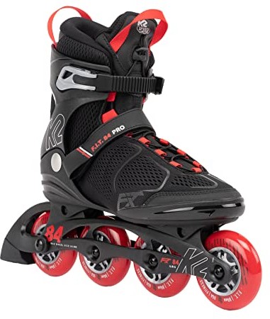 K2 Skate F.I.T. 84 PRO męskie łyżworolki czarne czerwone 30G0515, EU: 40 (UK: 6,5 / US: 7,5) 30G0515