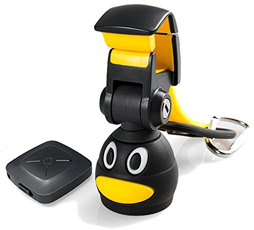 Fotopro iStabilizer kijka do selfie iPhone 6 Mini Bluetooth z ruchomym Stick głowa Selfie Bottle Shutter Control 10 m uniwersalna dla telefonów iPhone 5 5S 6S i Samsung Galaxy, czarny/żółty H1