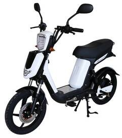 Elektrický motocykl RACCEWAY E-BABETA bílý-matný