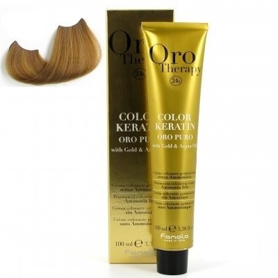Fanola 8.0 Oro Puro Therapy Keratin Color 100 ML jasny blond HC-18-07