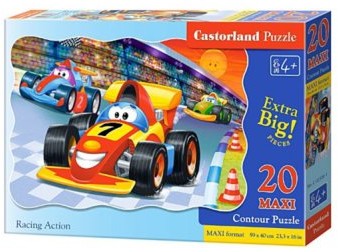 Castorland Puzzle maxi konturowe: racing action 20