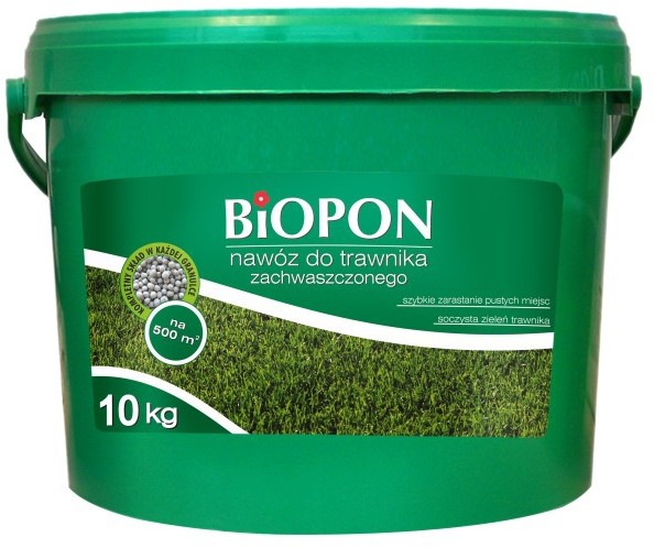 Biopon Nawóz do trawników zachwaszczonych 10 kg