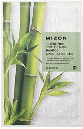 Mizon Plátýnková 3D maski z bambusa nawilżają i zmiękczają skórę Joyful Time Essence Mask Bamboo ) 23 g
