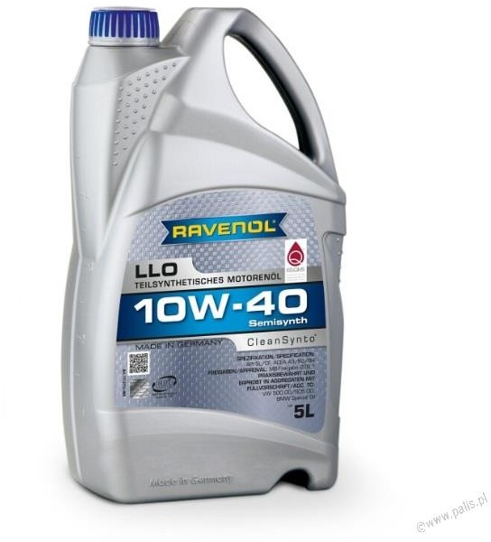 RAVENOL LLO SAE 10W-40 CleanSynto 5 litrów