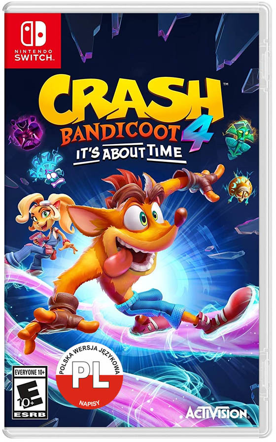 Фото - Гра Activision Crash Bandicoot 4 Najwyższy Czas PL  // WYSYŁKA 24h // DOSTAWA TAKŻE (NSW)