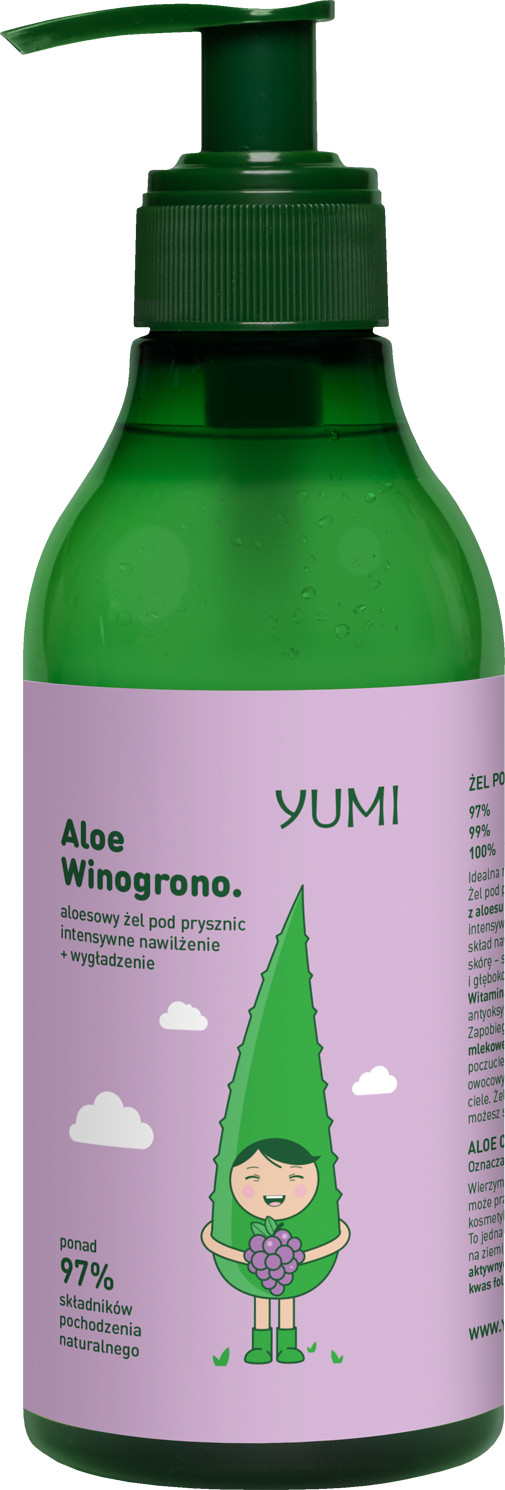 Yumi Aloe Winogrono żel pod prysznic, 200 ml