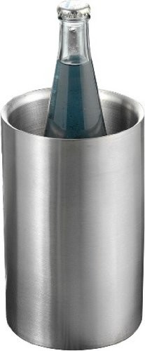 Esmeyer 199  314 pojemnik chłodzący na butelki Miami wykonana ze stali nierdzewnej, szczotkowanej, o podwójnych ściankach, wymiary: wysokość ok. 19,5 cm, średnica ok. 12 cm, 199-314