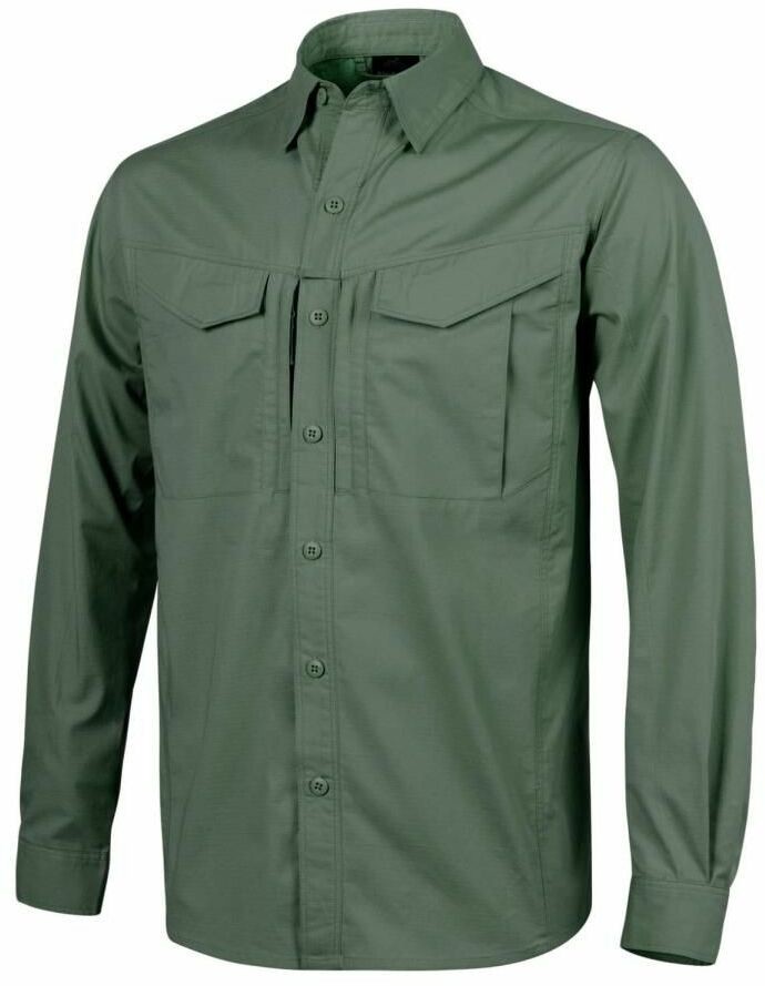 Helikon tex Koszula DEFENDER Mk2 long sleeve - PolyCotton Ripstop - Olive Green - Large (KO-DF2-PR-02-B05) HE.KO-DF2-PR-02-B05