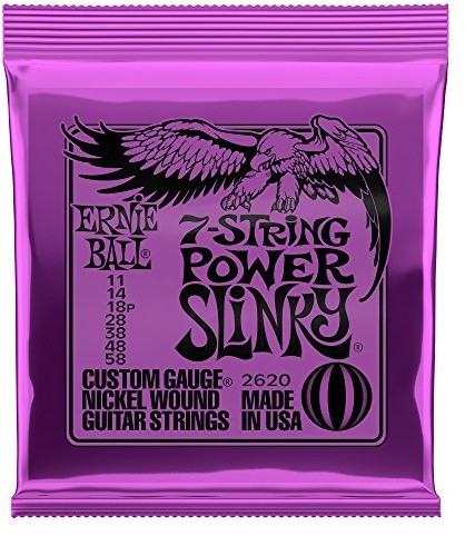 Ernie Ball Slinky 7string EB2620 struny gitara elektryczna P02620