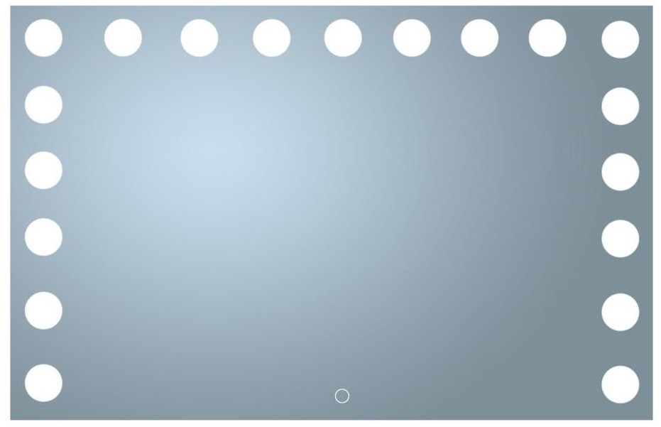 VENTI Lustro łazienkowe z oświetleniem wbudowanym VESAGE 80 x 60 VENTI