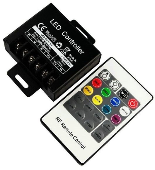 V-TAC Sterownik Taśm LED RGB Radiowy Micro 12V/24V 240W/480W VT-2421