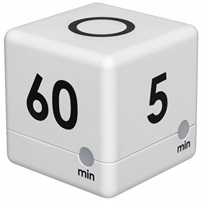TFA Dostmann Digitaler kostka-timer, tworzywo sztuczne, biały, 6 x 6 x 6 cm 38.2032.02