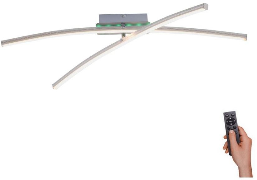 Leuchten Direkt 11255-55 - LED RGB Ściemniany żyrandol ALINA 2xLED/8,1W/230V + pilot