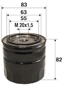VALEO Filtr oleju 586068