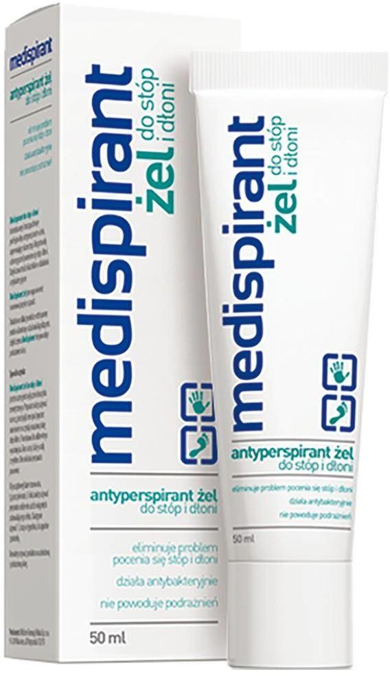 Medispirant antyperspirant żel do stóp i dłoni 50ml 94869-uniw