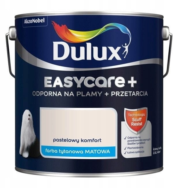 Farba Dulux Easycare+ Pastelowy Komfort 2,5L