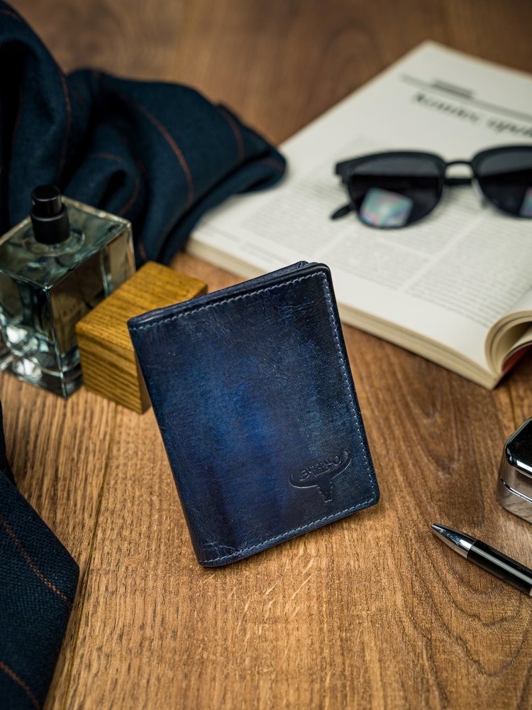 Wild BUFFALO Poręczny Męski Portfel Buffalo Skórzany RFID