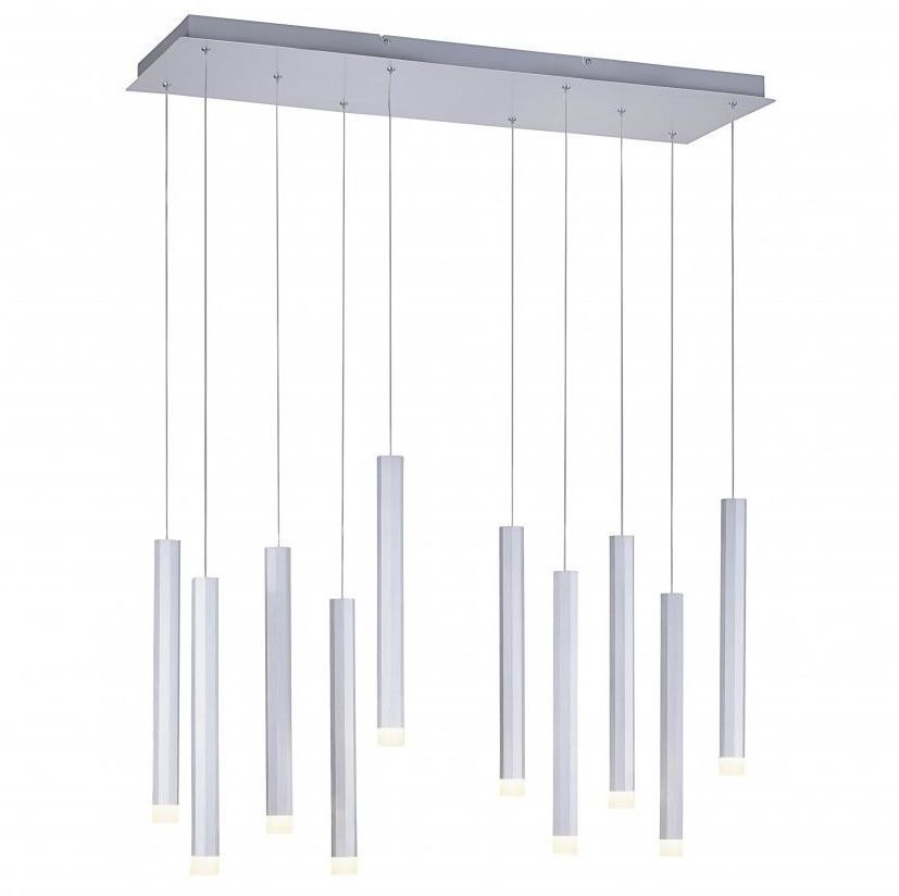 Leuchten Direkt 15206-95 - LED Żyrandol na lince BRUNO 10xLED/4,8W/230V