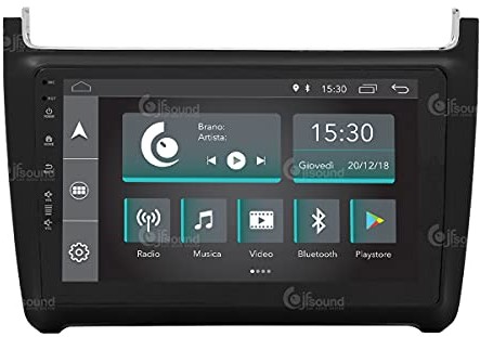 Jf Sound car audio system Custom Fit Radio samochodowe dla Volkswagen Polo Android GPS Bluetooth WiFi USB Full HD Touchscreen Display 9