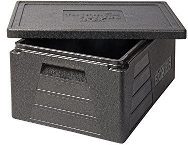 Thermo Future Box Boxer GN 1/1 do transportu i Box izolacyjna, EPP (expandiertes polipropylen), czarna, 60 x 40 x 29 cm 10383