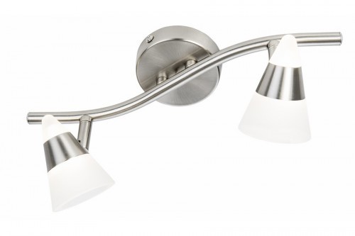 Reality Listwa Twice LED dekoracyjna srebrno-biała 81090201