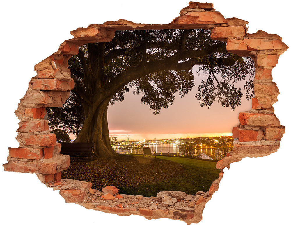 Wallmuralia.pl naklejka fototapeta 3D na ścianę Stare drzewo