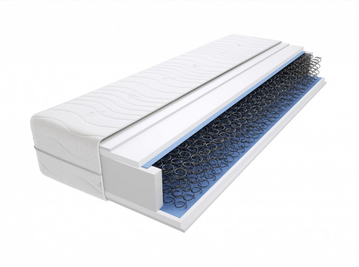 Godre.pl Materac bonellowy Dublin 95x225 cm Średnio twardy Pianka HR