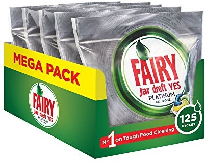 Fairy Platinum nadaje się do mycia w zmywarkach do naczyń kapsułek cytryny  2181 gr 81654355